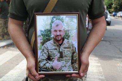 В Охтирці на Сумщині поховали військового Андрія Бублика