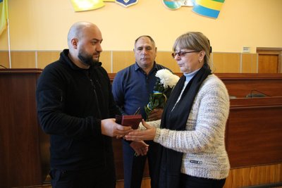 Вручення ордену "За мужність" III ступеня, жовтень 2025 року, Хмельниччина Вручення ордену "За мужність" III ступеня, жовтень 2025 року, Хмельниччина