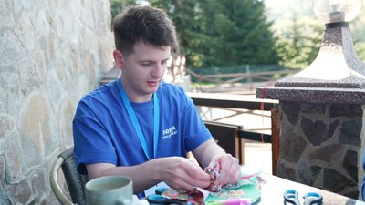 Медик Антон Осокін на ретриті у Чернівецькій області Медик Антон Осокін на ретриті у Чернівецькій області