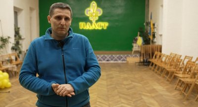 Андрій Купина, друг загиблого захисника України Андрія Буди, 23 лютого 2026 року Андрій Купина, друг загиблого захисника України Андрія Буди, 23 лютого 2026 року