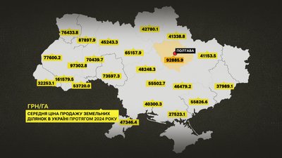 2024-го року Полтавщина стала лідером з продажу земель: чому та хто купує 2024-го року Полтавщина стала лідером з продажу земель: чому та хто купує