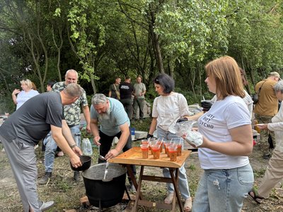 На Тернопільщині вперше відбувся фестиваль "Ветеранський борщ" На Тернопільщині вперше відбувся фестиваль "Ветеранський борщ"