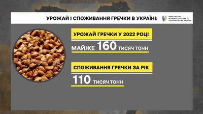 Статистика урожаю та споживання гречки Статистика урожаю та споживання гречки