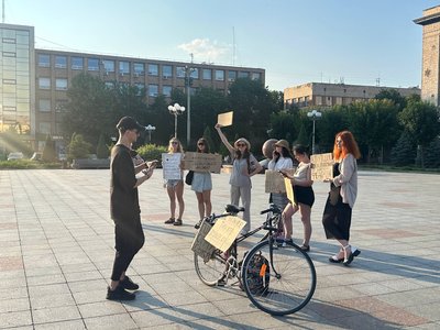 У Черкасах вдруге за день пройшов мітинг проти звільнення Федорова У Черкасах вдруге за день пройшов мітинг проти звільнення Федорова