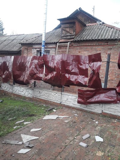 Наслідки обстрілів Донеччини 22 квітня. Фото: Telegram/Павло Кириленко Наслідки обстрілів Донеччини 22 квітня. Фото: Telegram/Павло Кириленко