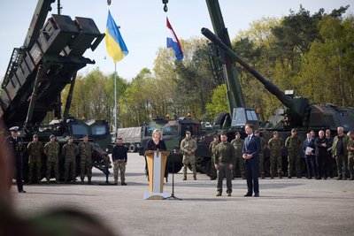 Володимир Зеленський, Марк Рютте, Кайса Оллонгрен Володимир Зеленський, Марк Рютте, Кайса Оллонгрен