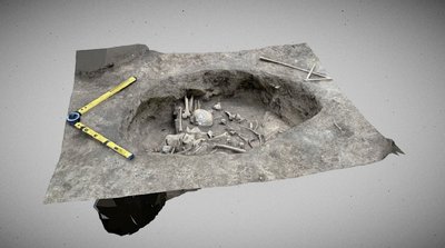 На Полтавщині створили 3D-модель 1000-літнього кургану На Полтавщині створили 3D-модель 1000-літнього кургану