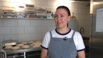 Переселенка з Каховки Катерина Калюжна