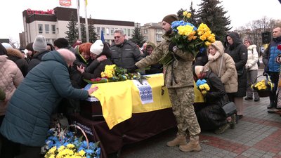 З молодшим сержантом Андрієм Ішковим попрощались у Рівному З молодшим сержантом Андрієм Ішковим попрощались у Рівному