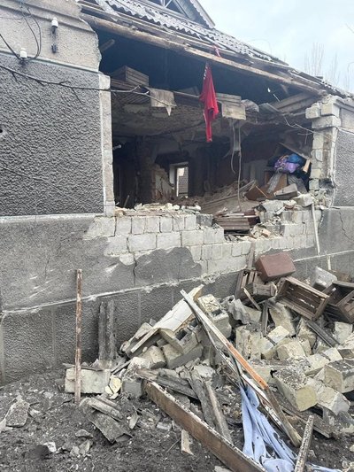 Наслідки обстрілів Курахівської громади 20 січня. Фото: Facebook / Роман Падун Наслідки обстрілів Курахівської громади 20 січня. Фото: Facebook / Роман Падун