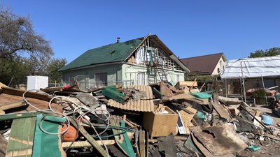 Як відновлюють будинки після обстрілу Полтави 7 вересня Як відновлюють будинки після обстрілу Полтави 7 вересня