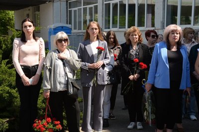 Церемонія відкриття меморіальної дошки Церемонія відкриття меморіальної дошки