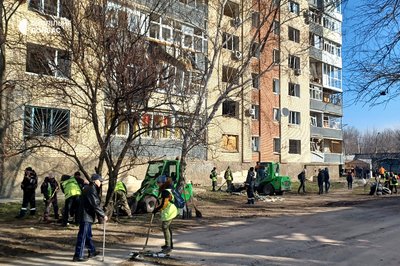 Слов'янськ наслідки обстрілу Донецька область 20 березня 2025 рік Слов'янськ наслідки обстрілу Донецька область 20 березня 2025 рік