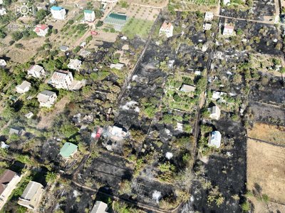 На Одещині сталась пожежа на території садового кооперативу На Одещині сталась пожежа на території садового кооперативу