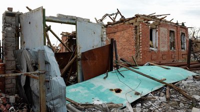Райгородок пошкоджені обстрілами будинки Донецька область листопад 2024 рік Райгородок пошкоджені обстрілами будинки Донецька область листопад 2024 рік
