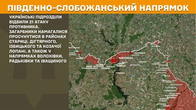 Ситуація на Південно-Слобожанському напрямку станом на ранок 2 серпня 2026 року Ситуація на Південно-Слобожанському напрямку станом на ранок 2 серпня 2026 року
