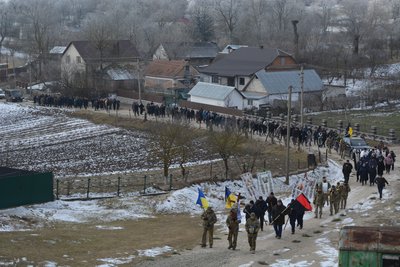 Василь Дзюбик, похорон, чин прощання, процесія Василь Дзюбик, похорон, чин прощання, процесія
