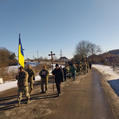 Попрощалися з воїном Іваном Жмудом, Тернопільщина, січень 2025 Попрощалися з воїном Іваном Жмудом, Тернопільщина, січень 2025