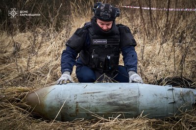 У Старосалтівській громаді Харківщини знайшли авіабомбу ФАБ-500, що не розірвалася У Старосалтівській громаді Харківщини знайшли авіабомбу ФАБ-500, що не розірвалася