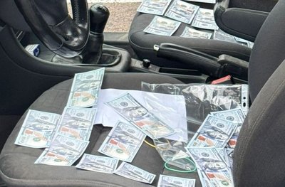 Гроші, виявлені в затриманого мешканця Львівщини, 3 жовтня 2024 Гроші, виявлені в затриманого мешканця Львівщини, 3 жовтня 2024