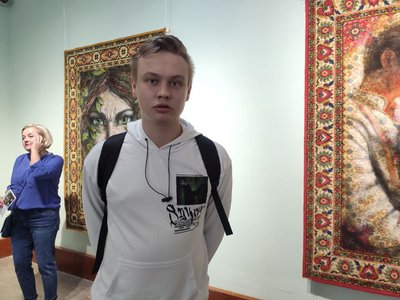 Рустам Давлетов, розписані килими Рустам Давлетов, розписані килими