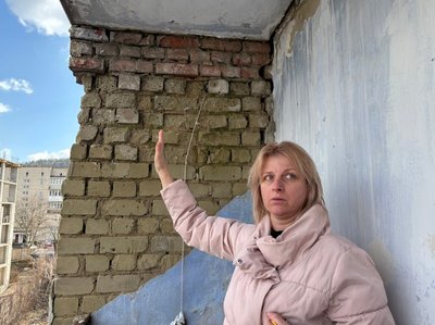 Розалія Гаркус, ОСББ, аварійний балкон Розалія Гаркус, ОСББ, аварійний балкон