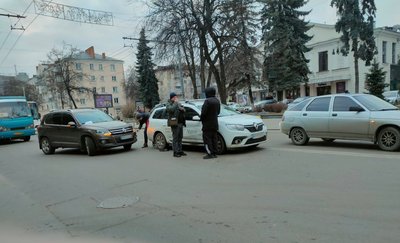 Через ДТП в центрі Житомира ускладнений рух