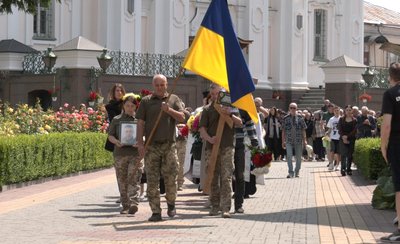 Прощання з Олександром Лижнюком у Луцьку Прощання з Олександром Лижнюком у Луцьку