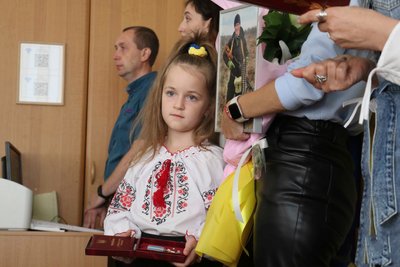 Родина полеглого воїна Олександра Троцького Родина полеглого воїна Олександра Троцького