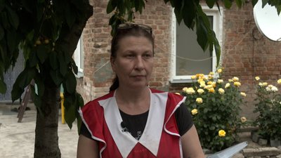 Пошкоджені будинки обстріли ремонт допомога громадська організація Луганської асоціації організації осіб з інвалідністю жителька Слов'янська Ганна Слов’янськ Донецька область Пошкоджені будинки обстріли ремонт допомога громадська організація Луганської асоціації організації осіб з інвалідністю жителька Слов'янська Ганна Слов’янськ Донецька область