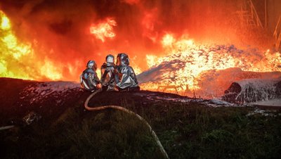 пожежа, обстріл, тернопіль