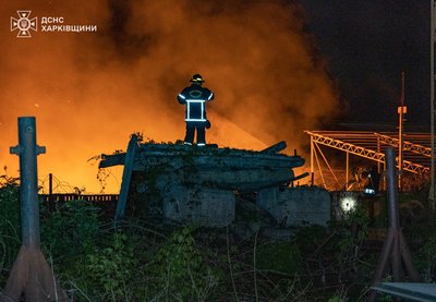 Слобідський район Харкова 29 квітня 2025 року: рятувальники ліквідували пожежу на підприємстві Слобідський район Харкова 29 квітня 2025 року: рятувальники ліквідували пожежу на підприємстві