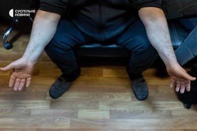 Чоловік у наркологічному відділенні лікарні у Києві Чоловік у наркологічному відділенні лікарні у Києві