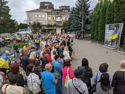 В Умані відбувся велопробіг пам'яті Героя України Олександра Цебрія В Умані відбувся велопробіг пам'яті Героя України Олександра Цебрія