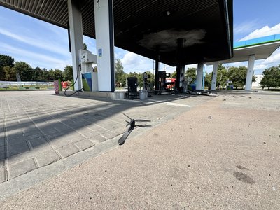 дрон на АЗс у Харкові 22 липня дрон на АЗс у Харкові 22 липня