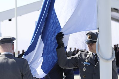 Фінляндія, прапор, НАТО Фінляндія, прапор, НАТО
