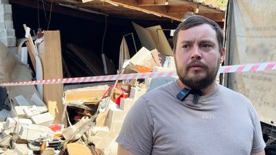 Через зсув ґрунту в Кропивницькому зруйнуване приміщення підприємства з виготовлення меблів: що відомо Через зсув ґрунту в Кропивницькому зруйнуване приміщення підприємства з виготовлення меблів: що відомо