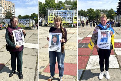 "Поверніть мамі сина": в Житомирі провели перформанс на підтримку полонених та зниклих безвісти "Поверніть мамі сина": в Житомирі провели перформанс на підтримку полонених та зниклих безвісти