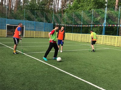 У Житомирі ветерани з ампутаціями грають у футбольній команді "Титани" У Житомирі ветерани з ампутаціями грають у футбольній команді "Титани"