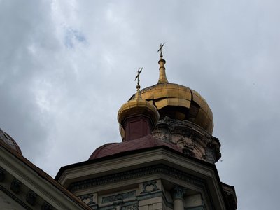 Пошкоджений купол Будинку органної та камерної музики у Дніпрі
