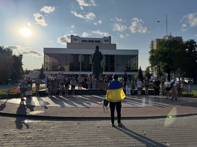 В Україні тривають протести проти відставки Федорова з посади очільника МОУ: День 11 В Україні тривають протести проти відставки Федорова з посади очільника МОУ: День 11