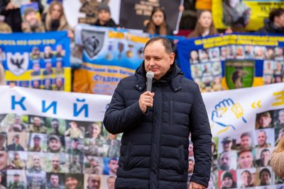 Руслан Марцінків, акція, Франківськ Руслан Марцінків, акція, Франківськ