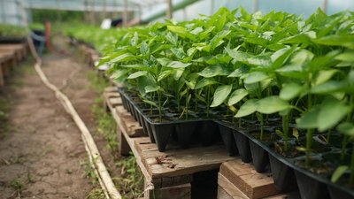 На Вінниччині брати-фермери вирощують розсаду та чекають на погоду для висадки На Вінниччині брати-фермери вирощують розсаду та чекають на погоду для висадки