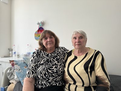 Лідія Бабак, Надія Середюк, прихисток у Войнилові Лідія Бабак, Надія Середюк, прихисток у Войнилові