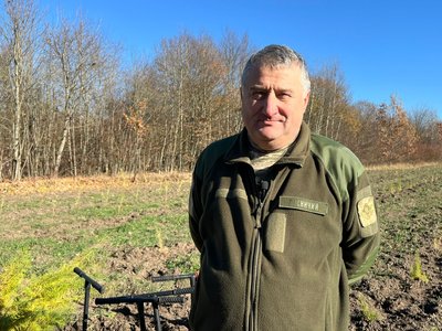 На Тернопільщині військові посадили ліс, листопад 2024 На Тернопільщині військові посадили ліс, листопад 2024