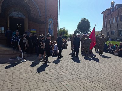 Поховали Віталія Мельника на Алеї Слави у мікрорайоні Ракове в Хмельницькому