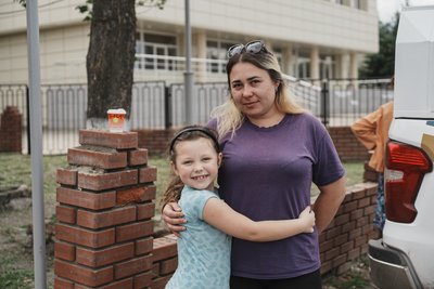 Анжеліка Сарапульцева з донькою Богданою Анжеліка Сарапульцева з донькою Богданою