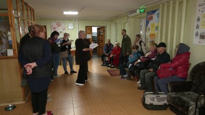 Евакуйованих з Донеччини людей поселили в студентський гуртожиток у Рівному