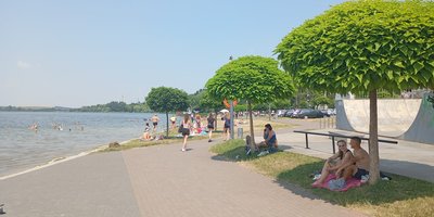 тернопіль, набережна, пляж, циганка, тернопільський став, 29 червня 2026 року тернопіль, набережна, пляж, циганка, тернопільський став, 29 червня 2026 року