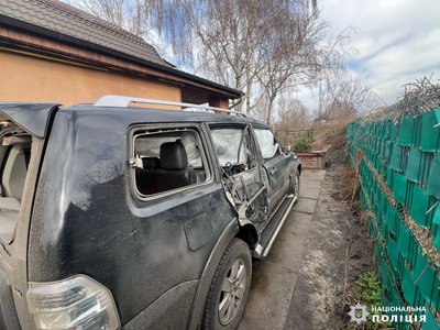 Лиман, дрон влучив в авто Лиман, дрон влучив в авто